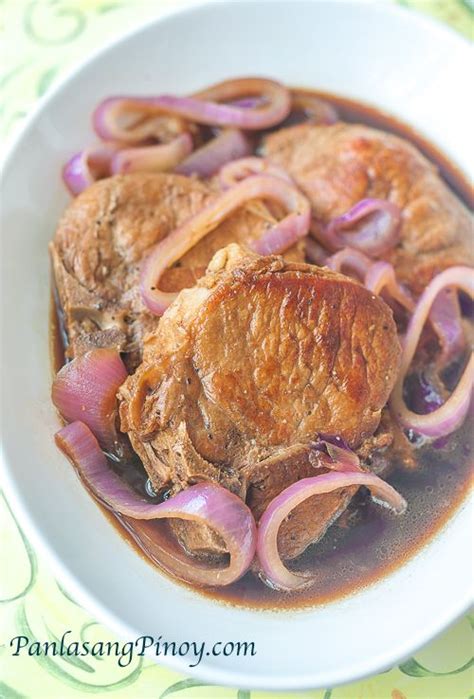 pork steak recipe pinoy|filipino pork chop steak recipe.